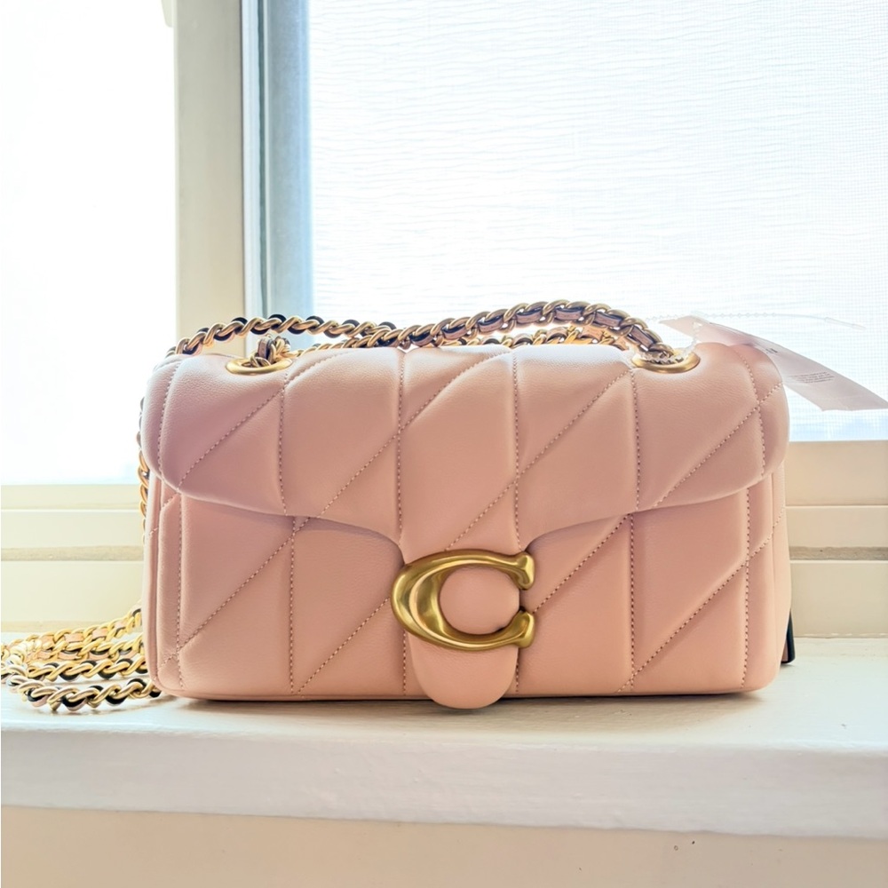 SOLD! Coach Tabby 20 Quilted Chain Strap Convertible Shoulder Bag